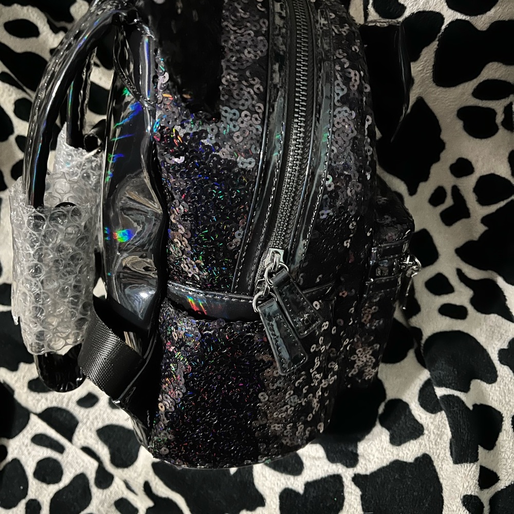 Celestial Black Sequins Loungefly Backpack - image 3